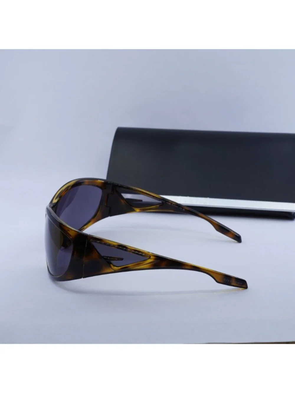 Givenchy GV40051I 56A Shield Sunglasses - Havana / Grey with Mirror